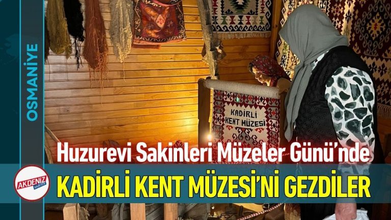 Huzurevi Sakinlerinden Müzeler Günü Etkinliği