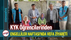 KYK Öğrencilerinden Engelliler Haftası’nda Vefa Ziyareti