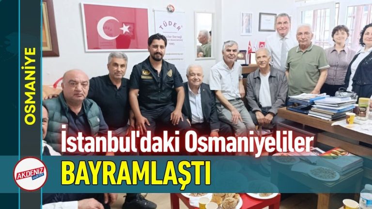İstanbul’daki Osmaniyeliler Bayramlaştı